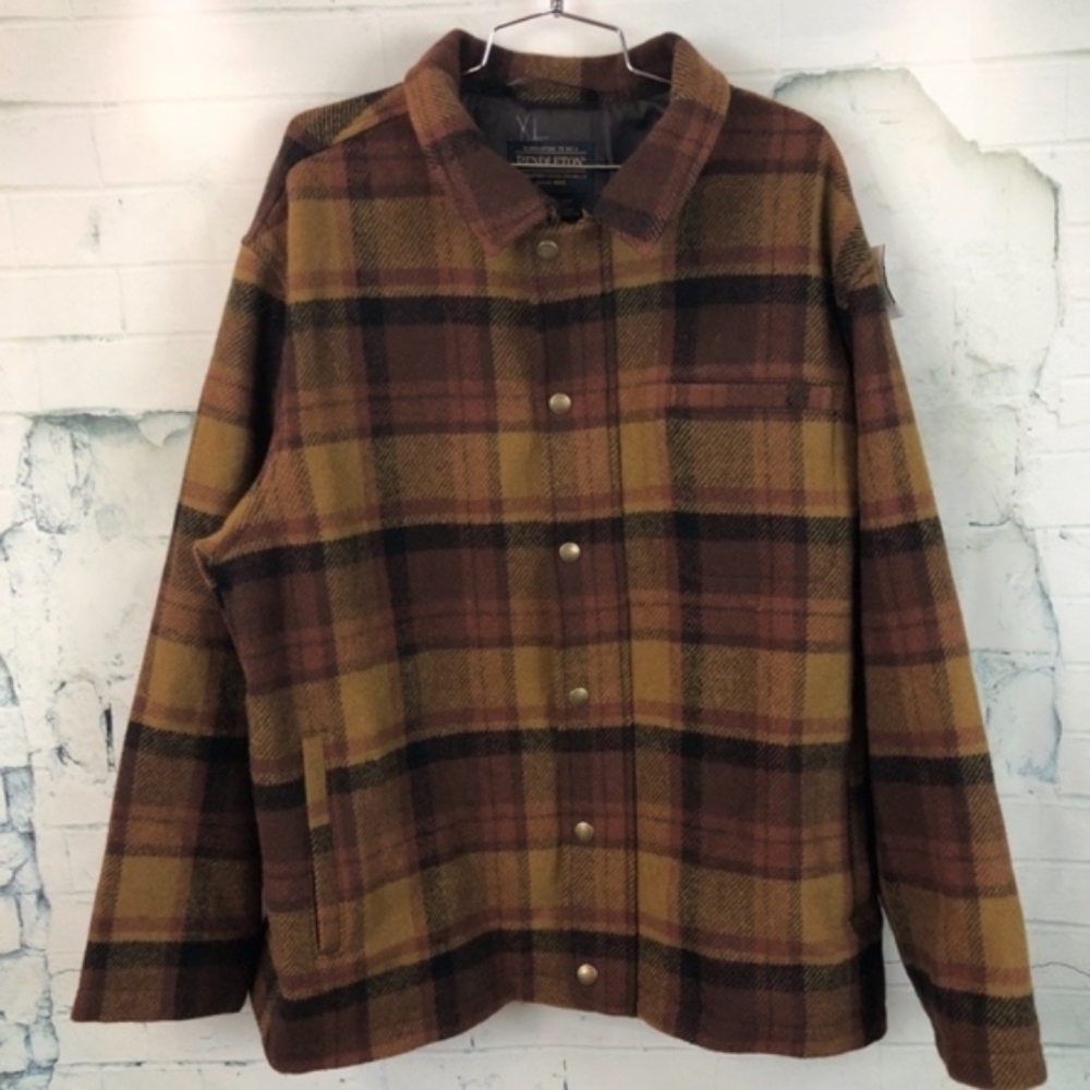 Pendleton 100% Wool Plaid Winter Coat